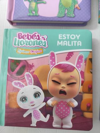 Lote 4 libros nuevos bebés llorones