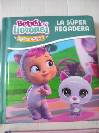 Lote 4 libros nuevos bebés llorones