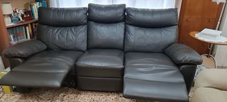 Sofa Piel 3 Plazas