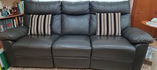 Sofa Piel 3 Plazas