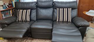 Sofa Piel 3 Plazas