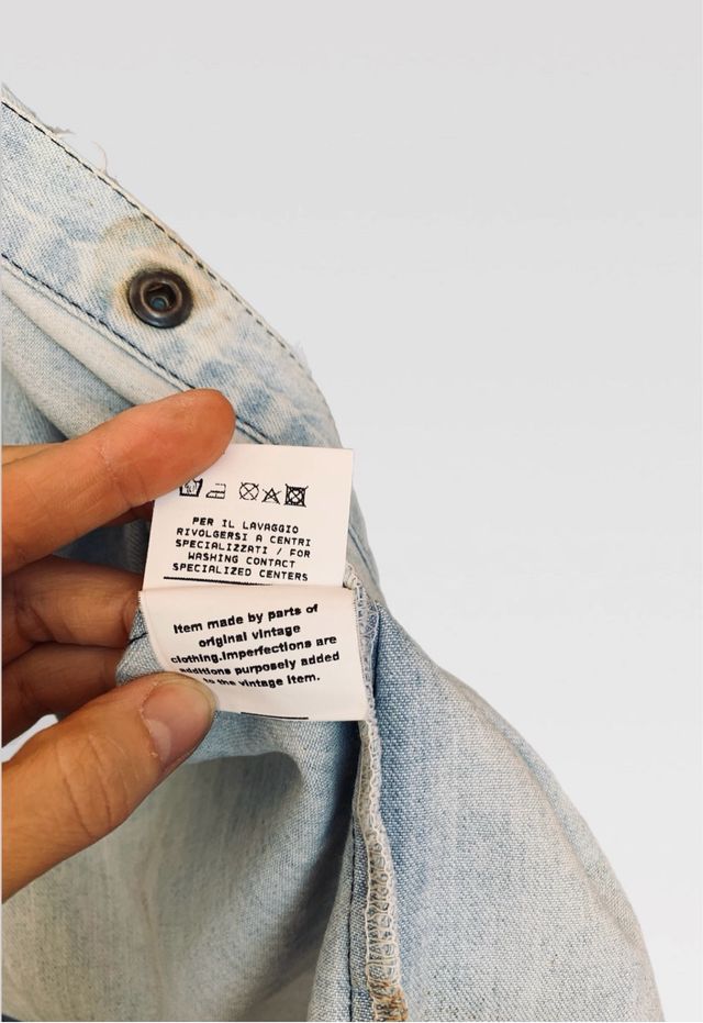 camicia di jeans vintage Forte Couture