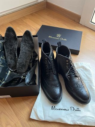 Botin Hombre New Massimo Dutti Coleccion Limitada 