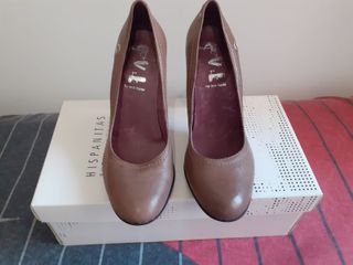 Lote 4 pares de zapatos mujer piel 36