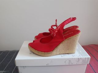 Lote 4 pares de zapatos mujer piel 36