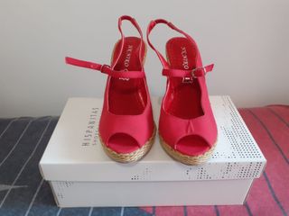 Lote 4 pares de zapatos mujer piel 36