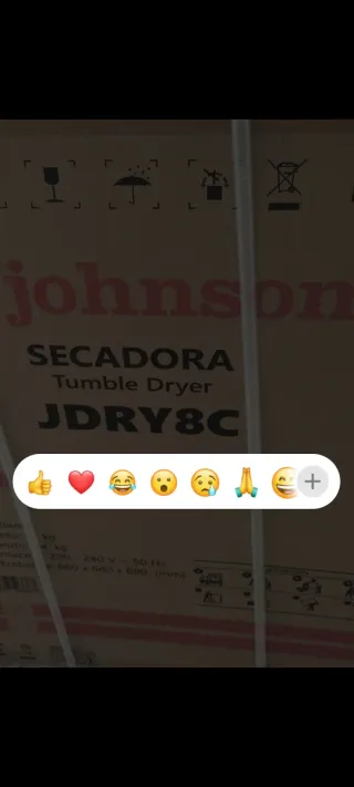 Secadora  Johnson nuevo 8kg de condensacion  3 añ