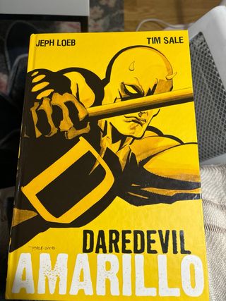 Reedición 100% marvel hc daredevil. amarillo