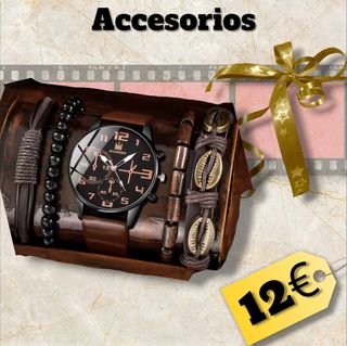 Reloj hombre más accesorios 