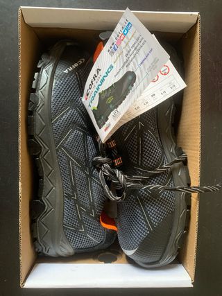 Zapato de seguridad punta hierro antideslizante