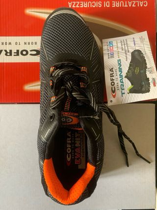 Zapato de seguridad punta hierro antideslizante