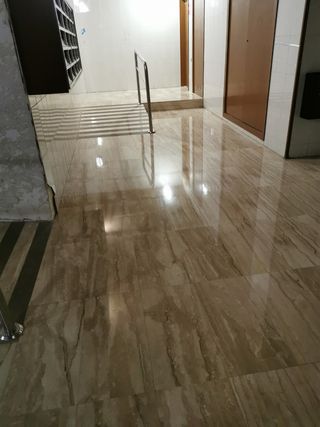 Abrillantado de suelos y limpieza de cristales