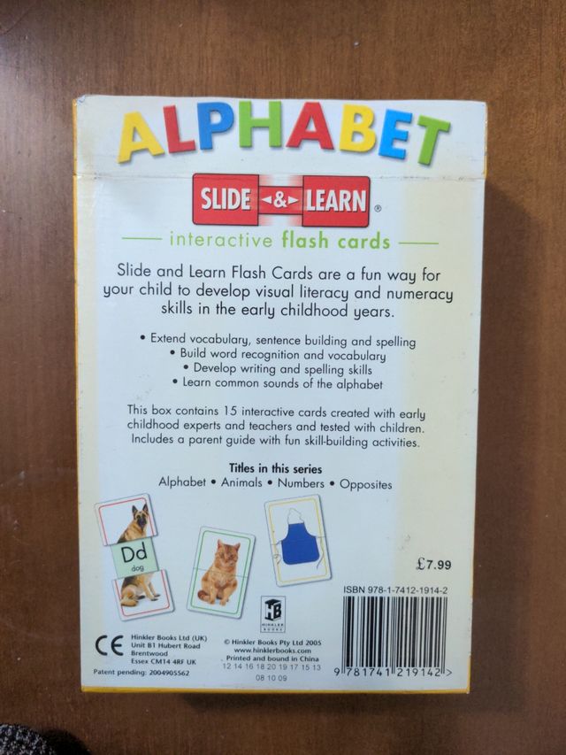 Juego alfabeto inglés