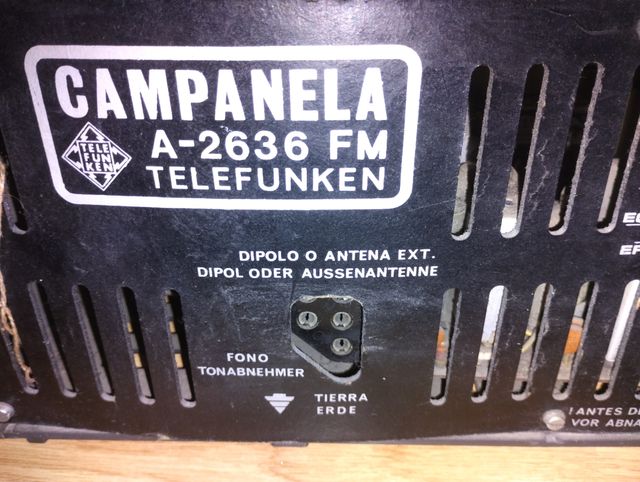 Radio Telefunken Campanela A-2636. 120 €