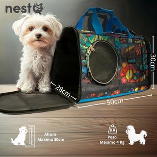 nestQ Transportin Pequeño Plegable (hasta 4kg)