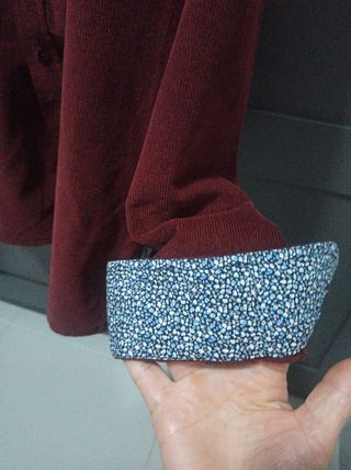 Camisa hombre pana talla  L 41/42.