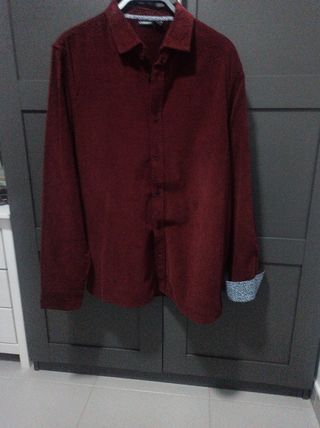 Camisa hombre pana talla  L 41/42.