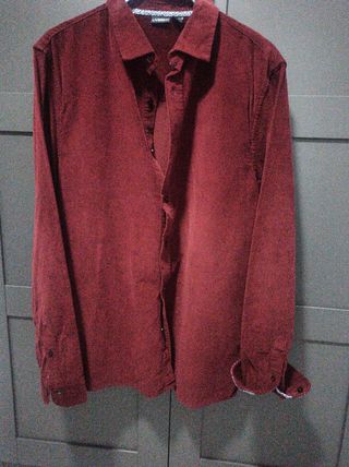 Camisa hombre pana talla  L 41/42.