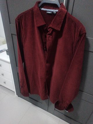 Camisa hombre pana talla  L 41/42.