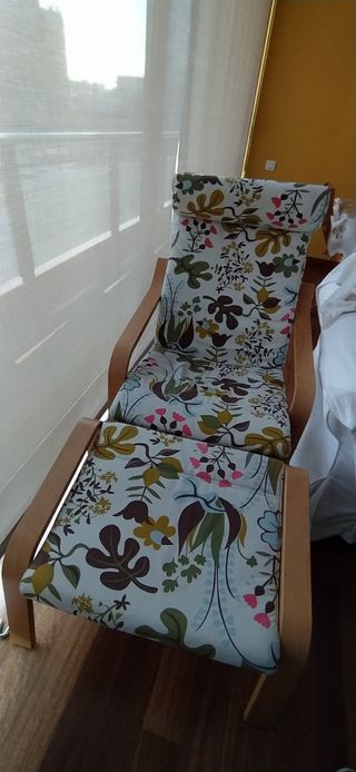 Sillón POANG Ikea plantas