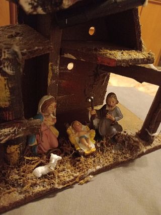 Presepe capanna con natività