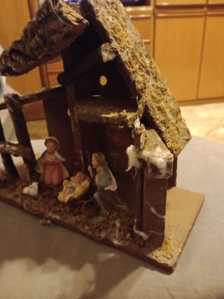 Presepe capanna con natività