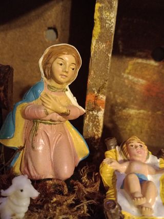 Presepe capanna con natività
