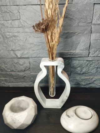 Set trio Vaso Ampolla + Portacandela