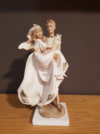 Pareja de novios vintage