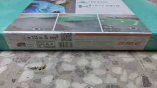 Placa acústica bajo parquet. 4 Paquetes=20m².