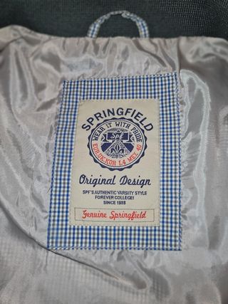 Chaqueta bomber Springfeald cuadros