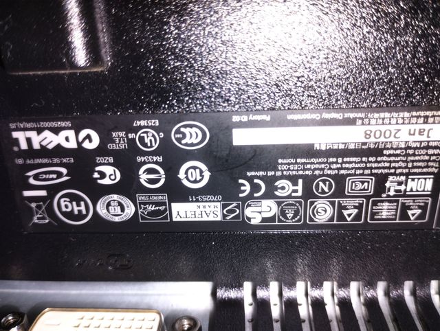 Monitor Dell. 25 €