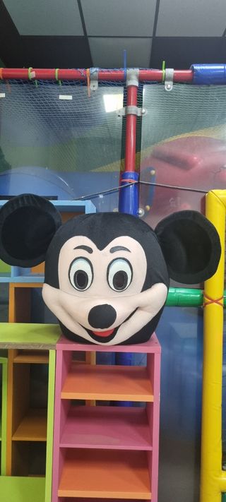 Disfraz cabezon de Mickey Mause