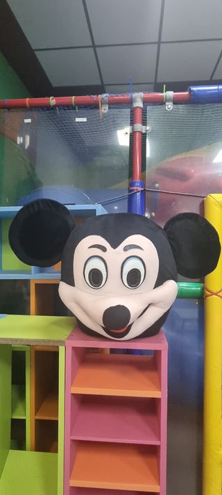 Disfraz cabezon de Mickey Mause
