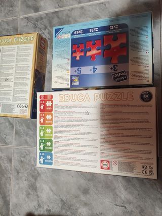 Lote puzzles Disney Pixar de 4 a 7 años