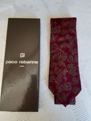Corbata ( PACO RABANNE ) 100% seda