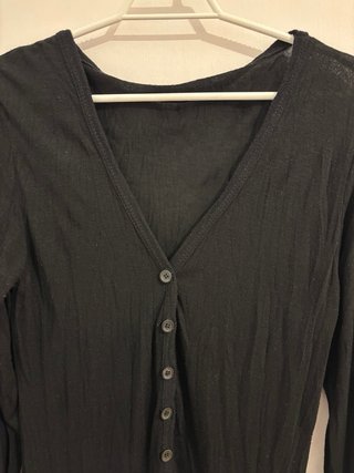 Chaqueta finita de entretiempo negra