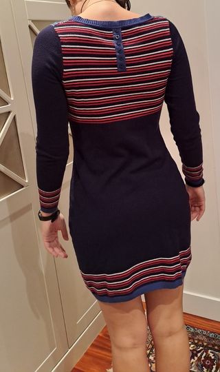 Vestido punto con grecas colores