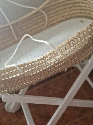 Cuna mimbre cesto zara