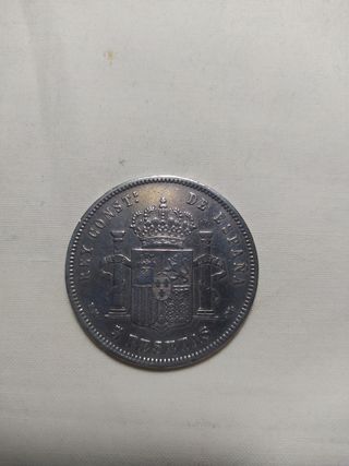 Moneda plata 1878