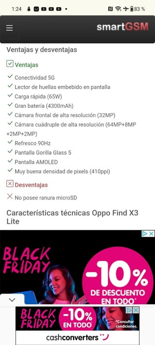 OPPO find x3 lite