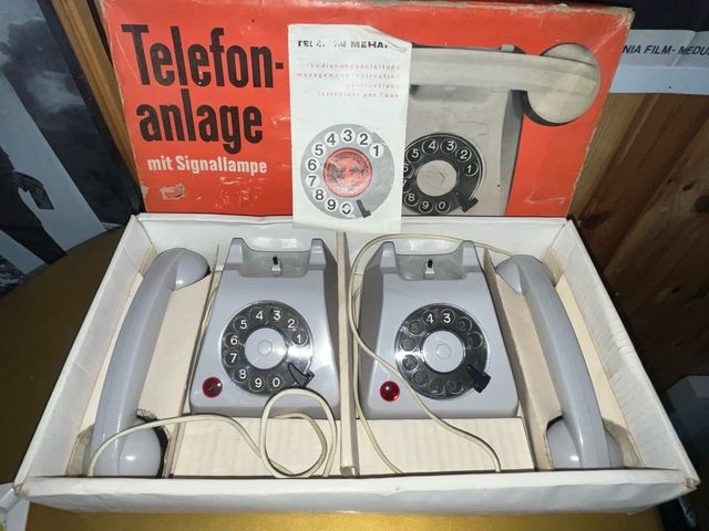 Telefono anni 70 per bambini vintage giocattolo
