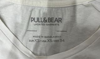 Camiseta blanca de tirantes Pull&Bear