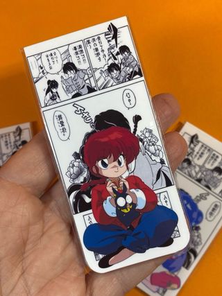 4 magnet bookmarks ranma 1/2 