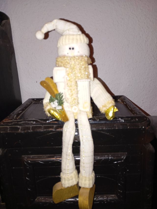 Caja muñeco navidad