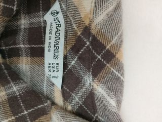 Camisa cuadros talla S 