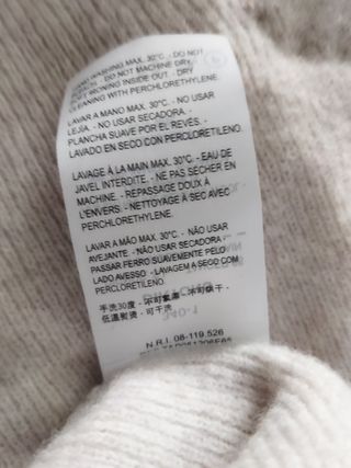 Oferta chaqueta jersey de lana virgen de Diktons