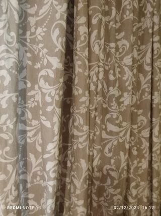 Telas de Ikea  gris/ blanco