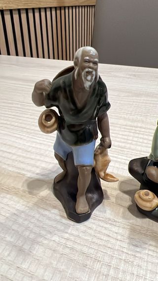 4 FIGURAS PESCADORES CHINOS