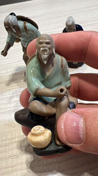 4 FIGURAS PESCADORES CHINOS